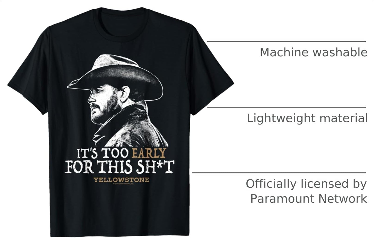 Yellowstone - Rip Too Early for This Sh-t T-Shirt