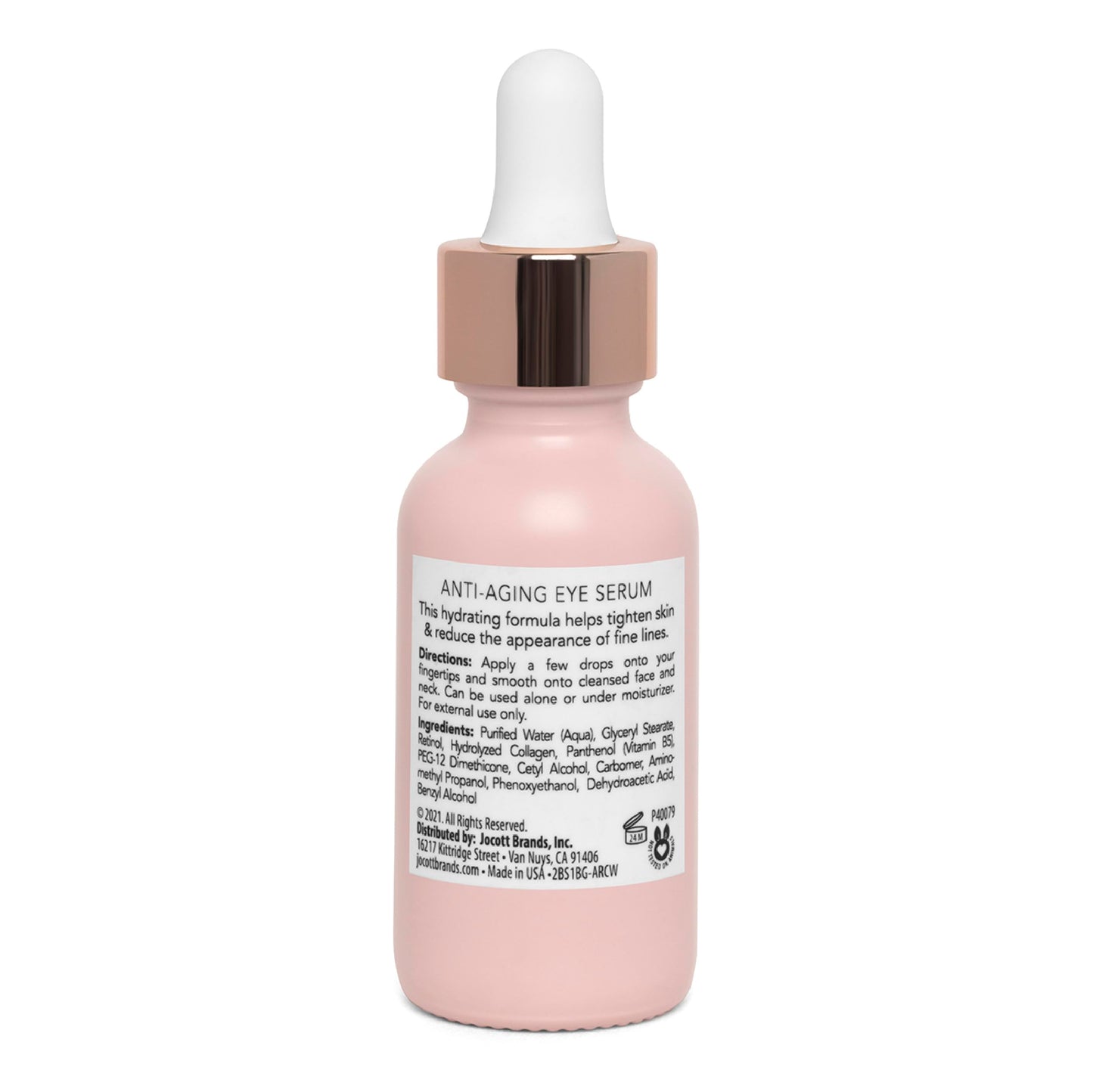 Pearlesssence Anti-Aging Eye Serum with Retinol & Collagen - Helps Reduce Fine Lines & Wrinkles | Gentle & Lightweight Formula | Plumps & Tightens (1oz)