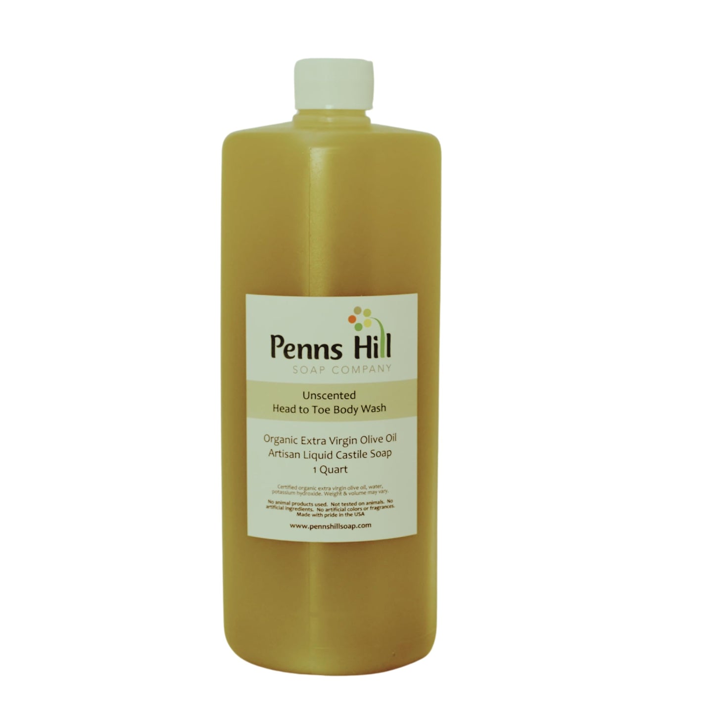 Penns Hill Organic Olive Oil Soap Unscented Quart