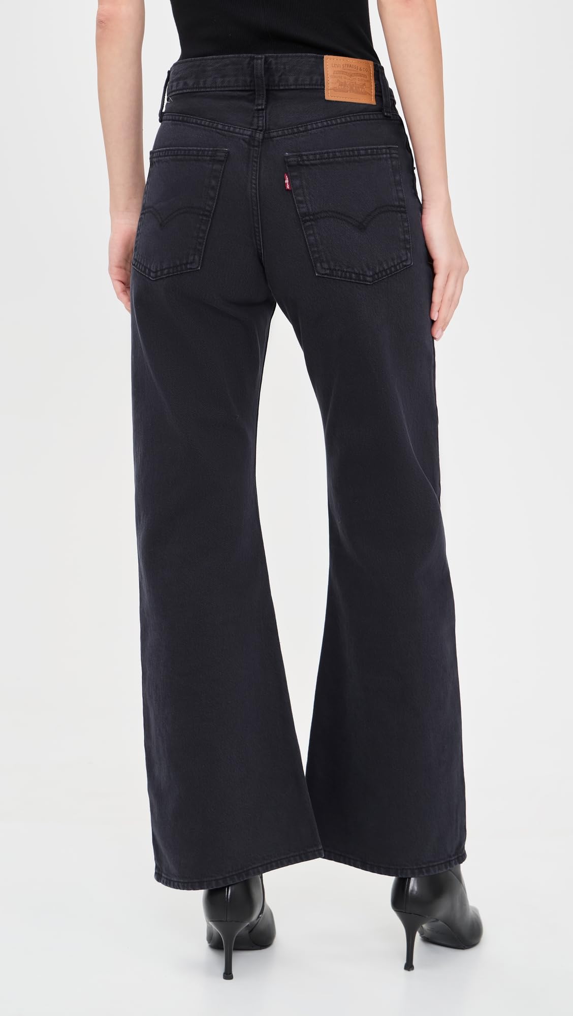 Levi's® Womens Loose Bootcut, Chipped Black Oyster, Size: 23, Inseam: 31