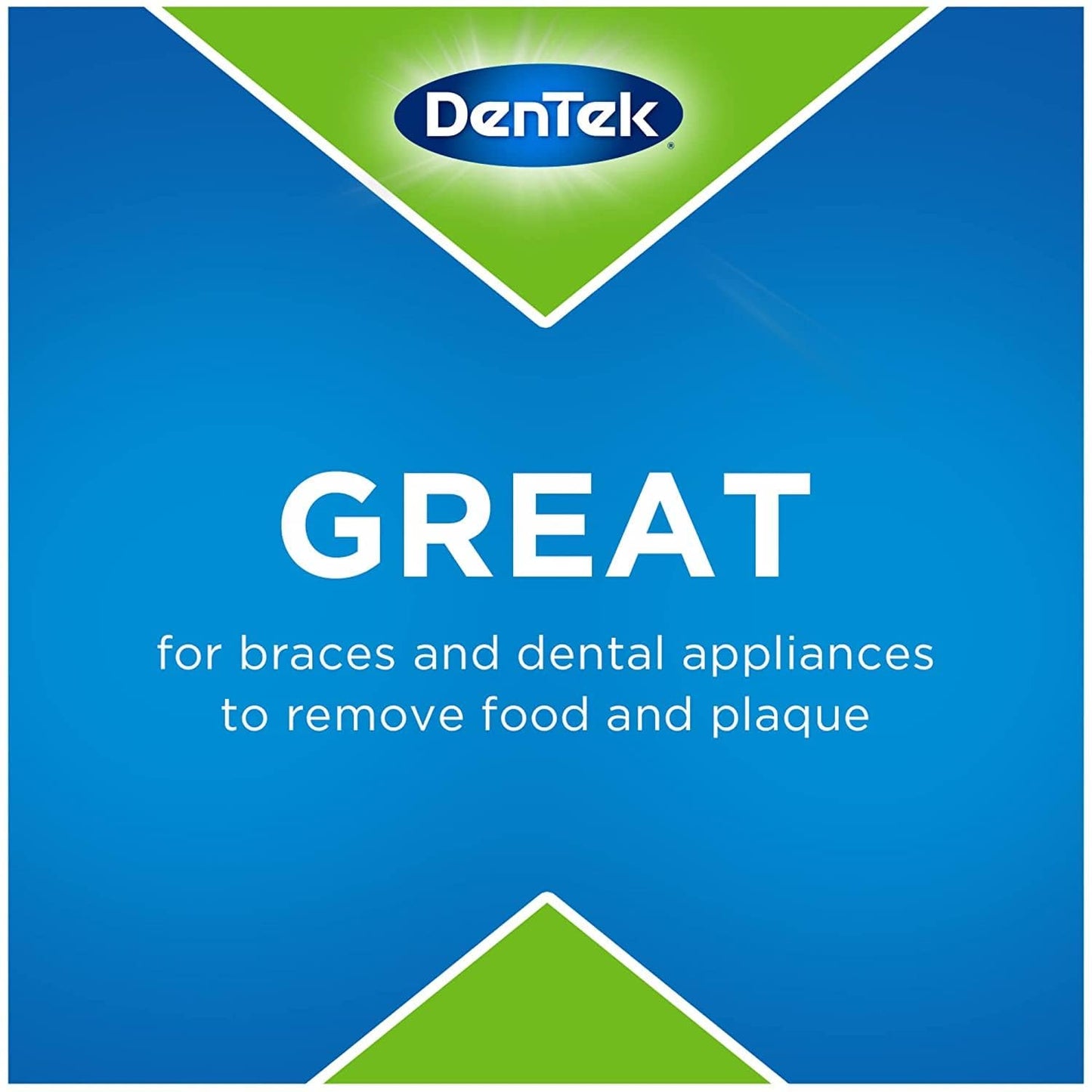 DenTek Easy Brush Interdental Cleaners, Mint, 16 Count | 10 Pack