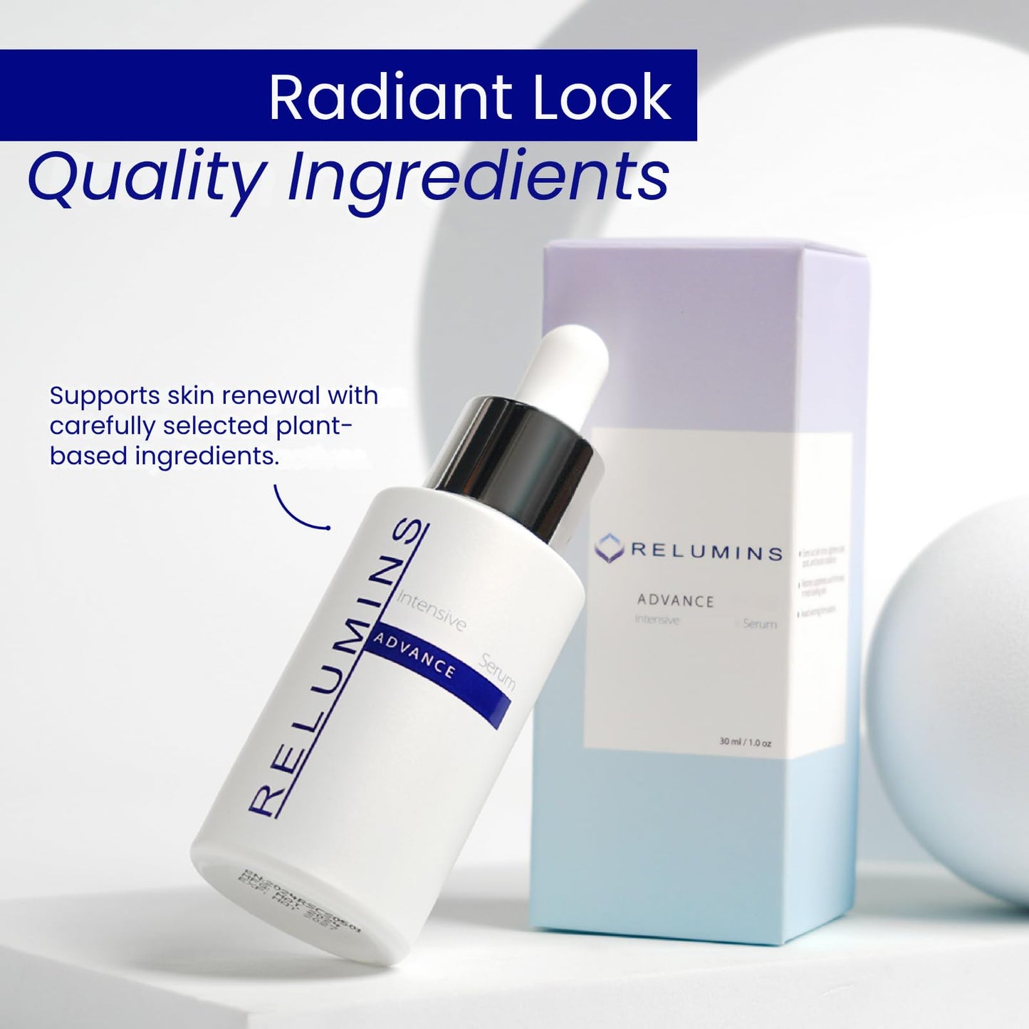 Relumins Intensive Repair Serum – Advanced Skin Hydration & Tone-Enhancing Formula for Smooth, Radiant-Looking Complexion, for a Glowing Summer Skin – 30ml