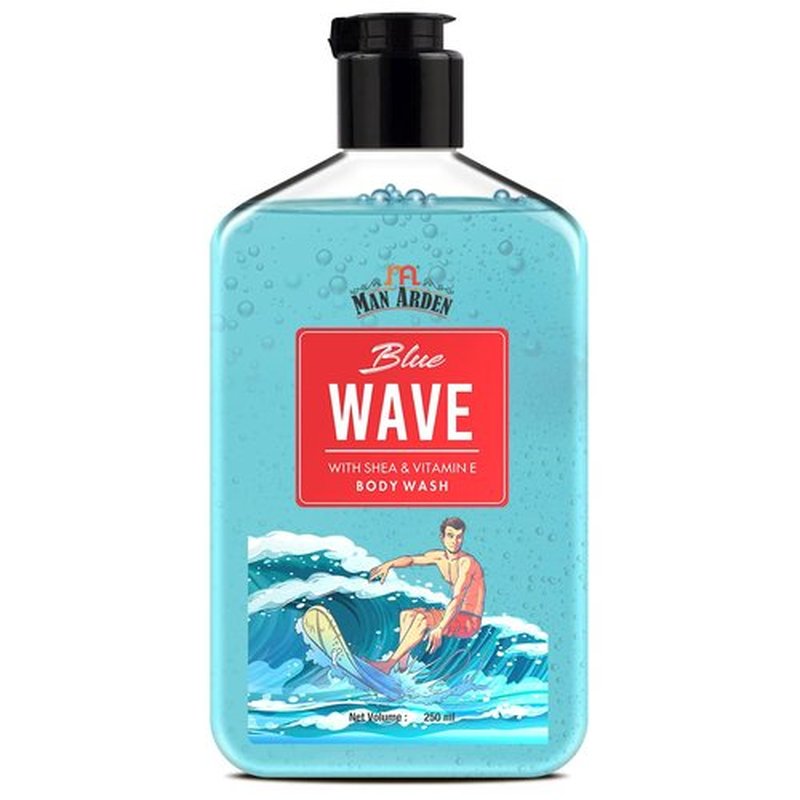 Man Arden Blue Wave Luxury Body Wash Infused With Shea Butter & Vitamin E, 250ml