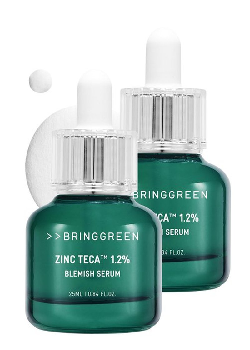 BRING GREEN Zinc Teca™ 1.2% Trouble SERUM DOUBLE SET | Mild Serum providing Soothing effect to Troubled Skin