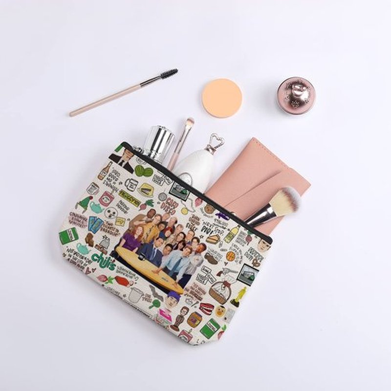 kdxpbpz Funny Merchandise Fans Lover Makeup Bag Merch Gifts for Women Girls Friend Sister Travel Toiletry Makeup Organizer Zipper Pouch