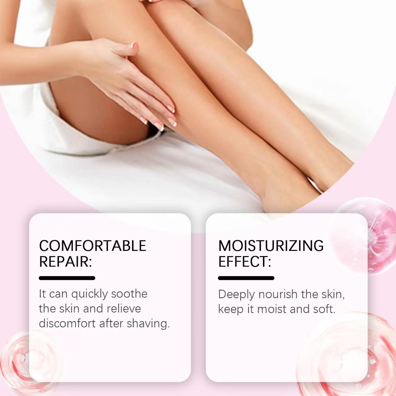 QIIZTOOZ Strawberry Vanilla After Shave Oil for Women - Soft After Shave, Smooth Skin Care, Prevent Ingrown Hairs & Dryness, After Shave Oil Strawberry & Vanilla Scent (2)