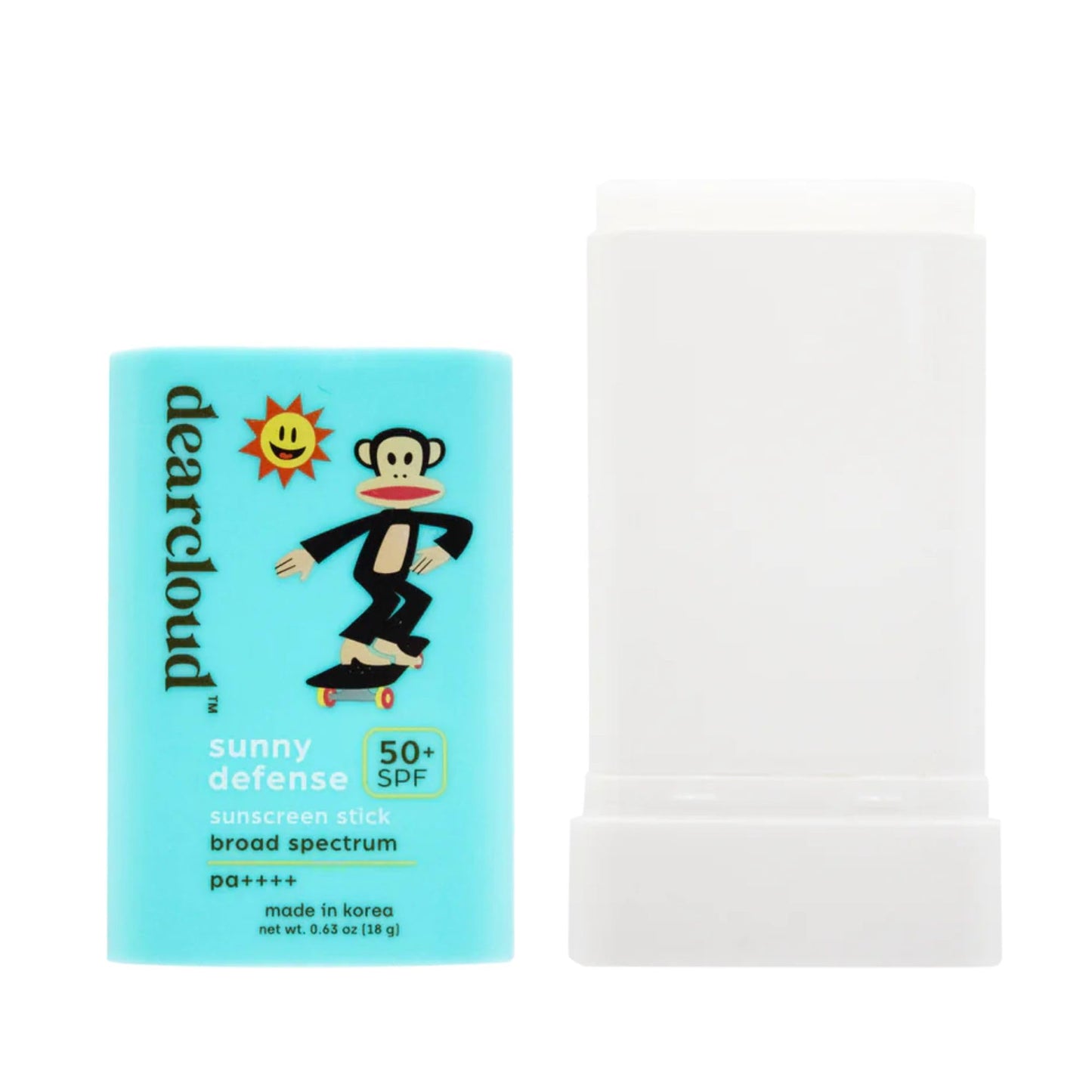 Paul Frank Sunny Defense Sunscreen Stick SPF 50+ PA++++ – Korean Sunscreen for Face & Travel Size (.63 oz)