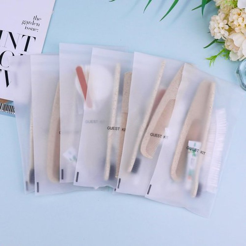 Hygiene Kit, Hygiene Kit Bulk, Travel Hygiene Kit With Toothbrush, Toothpaste, Care Package, Comb, Shower Cap, Individually Packed, Suitable For Hotel, Home, Camping, Travel (50-PACK)