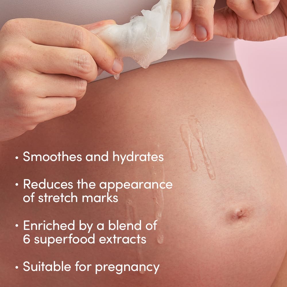 Evereden Soothing Belly Mask - 1 Belly Mask for Pregnant Women 2nd & 3rd Trimester - Hydrating, Nourishing, & Soothing Pregnancy Skin Care Belly Masks - Clean & Vegan Pregnancy & Maternity Products