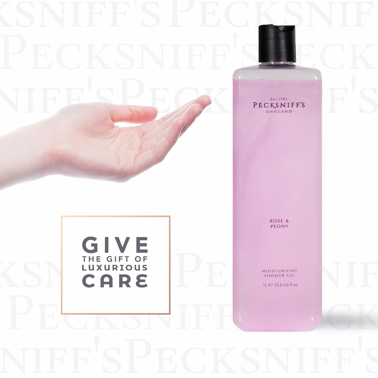 Sandalwood & Vanilla Shower Gel 750ml - Pecksniff's Classic Moisturizing Formula