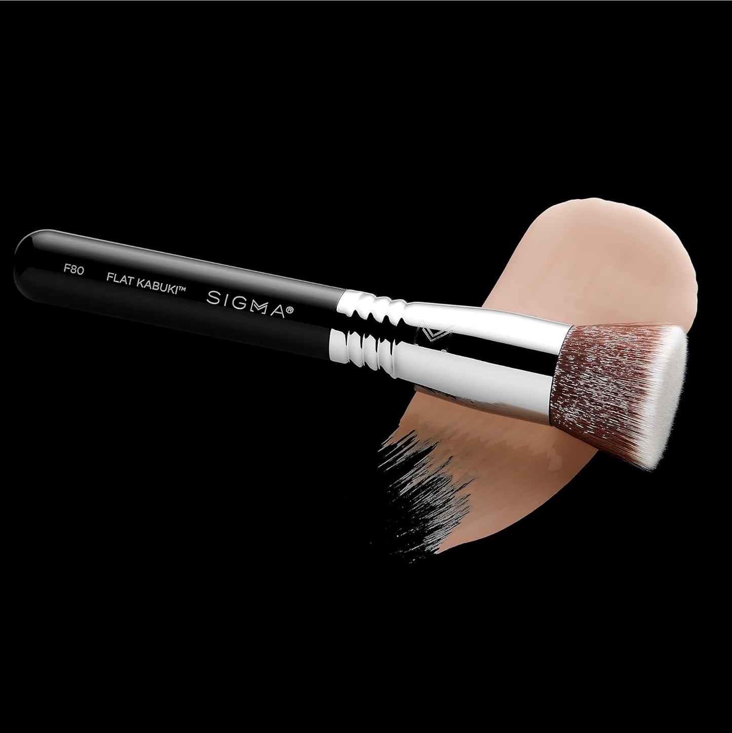 Sigma F80 Air Flat Kabuki Brush - Premium Synthetic Foundation Brush for Liquid & Cream Makeup