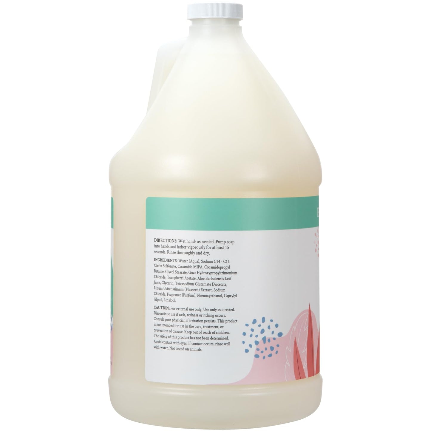Ginger Lily Farms Botanicals Conditioning Liquid Hand Soap Refill, Eucalyptus Tranquility, 100% Vegan & Cruelty-Free, 1 Gallon (Pack of 4)