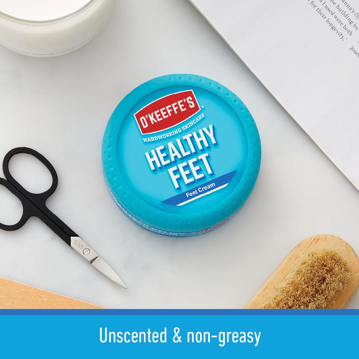 O’Keeffe’s Healthy Feet Cream Twin Pack - 91g Moisturizing Foot Care