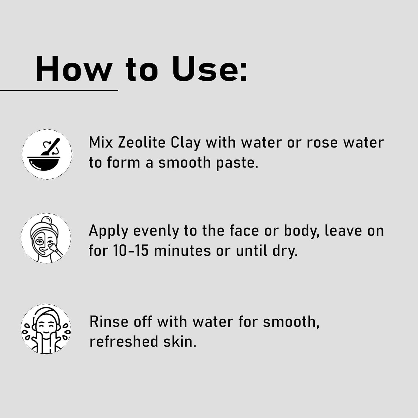 minature Zeolite Clay powder | 227g(8 oz) | Absorbs excess oil | Skincare face masks, scrubs, and body cleansers |Repair Damaged Hair | Vegan | 100% Natural