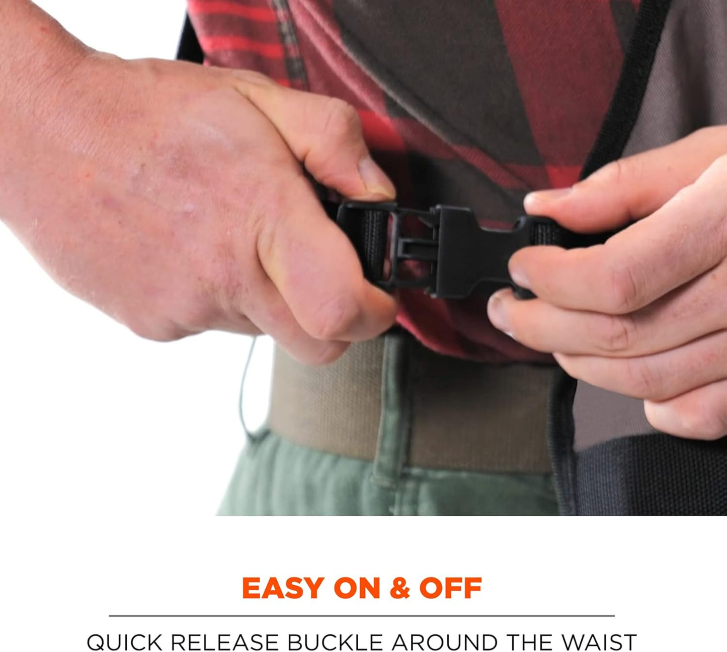 Ergodyne Full Length Tool Work Apron - 13 Pocket Gray Utility Apron for Professionals