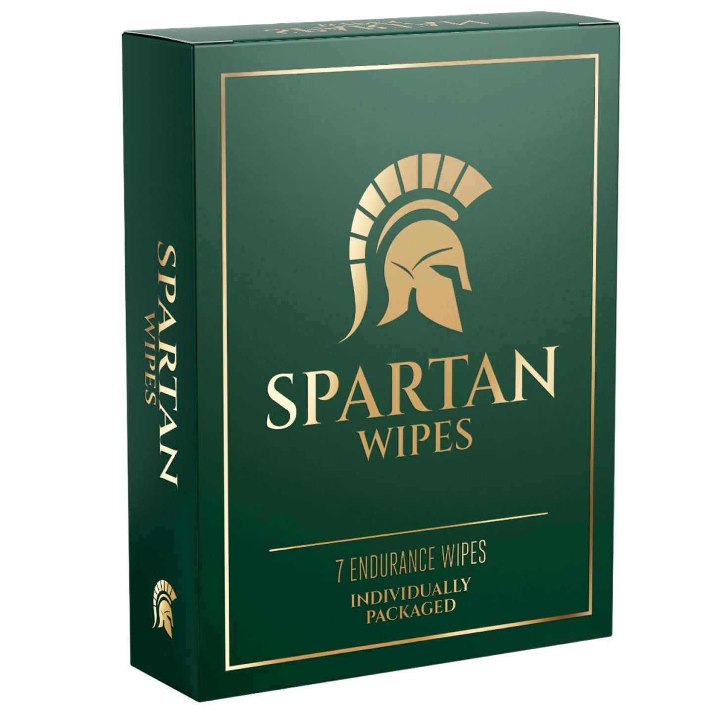 Spartan Wipes - 7% Benzocaine Topical Wipes for Men | External Use | Gentle Formula | 7 Individually Wrapped Packets
