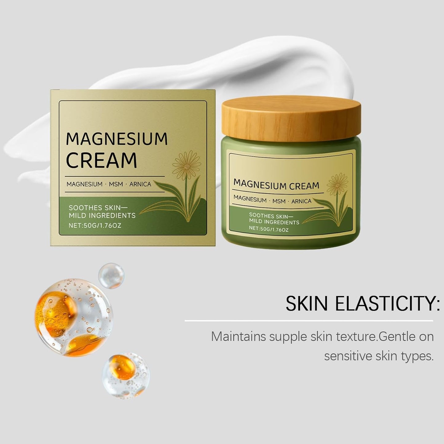 Magnesium Cream for Nerve Relief | Total Soothe with MSM & Arnica - 1 Piece