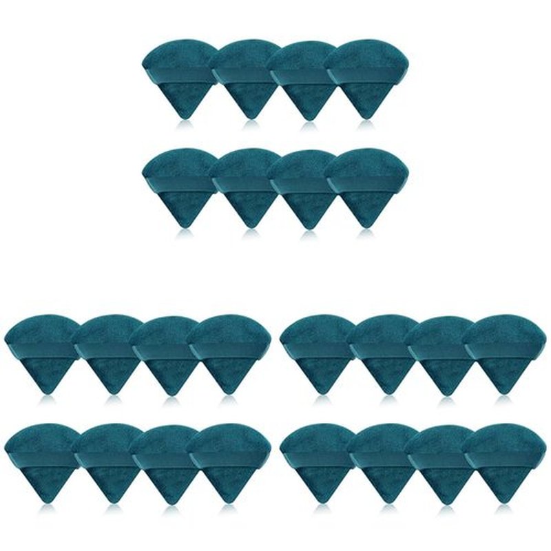 8 Pieces Triangle Powder Puff Face Soft Triangle Makeup Puff Velour Cosmetic Foundation Blender Sponge Beauty Makeup Tools (Pack of 3)