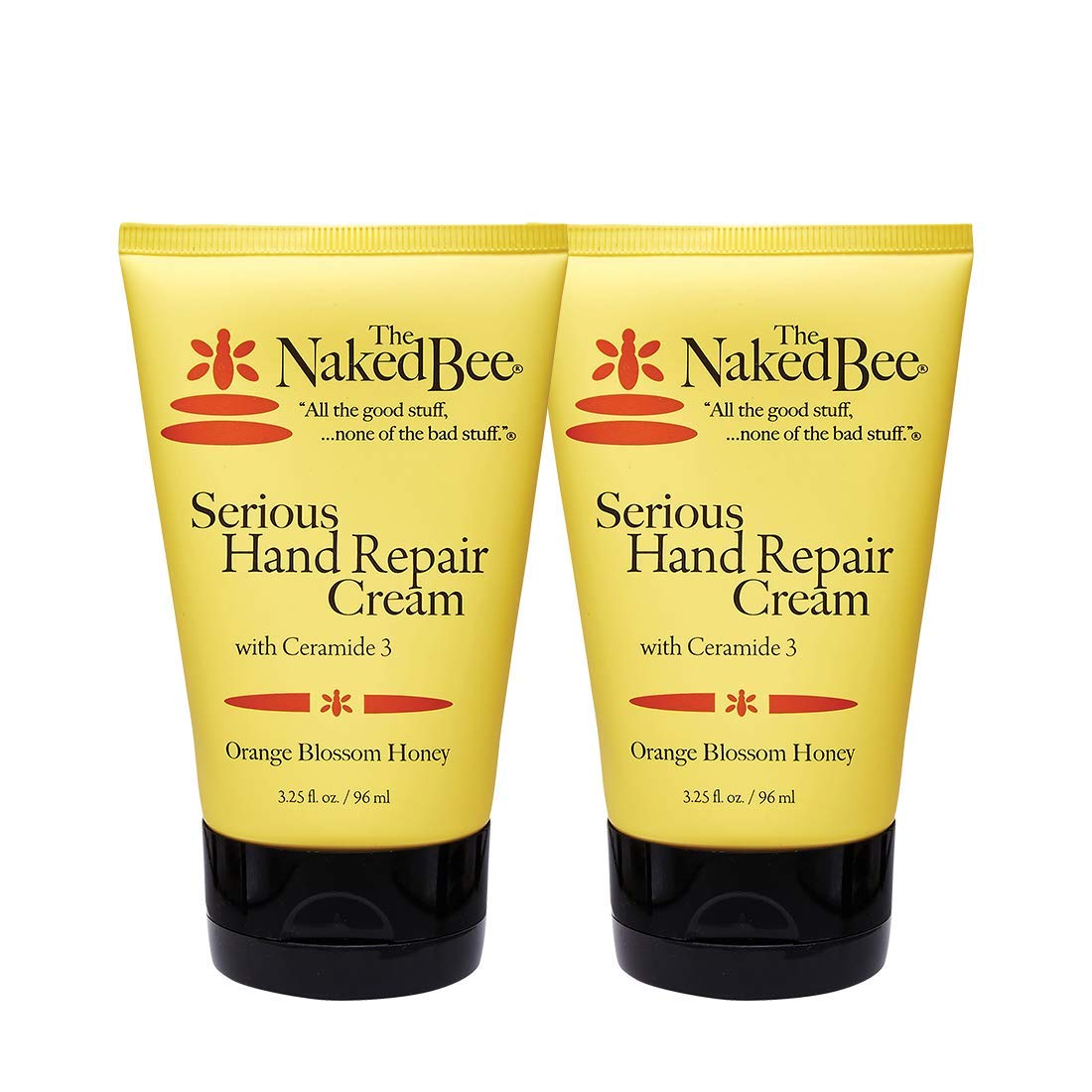 The Naked Bee Grapefruit Blossom Honey with Ceramide 3 Serious Hand Repair Cream Lotion - 2 Pack