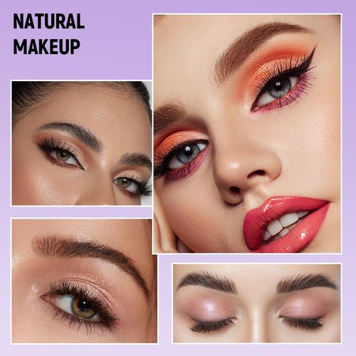 Microblading Eyebrow Pen, 2024 New Magic Eyebrow Pencil with 4 Fork Tip, Natural Brows Eyebrow Pen, Waterproof Fine Stroke Brow Pencil (Gray)