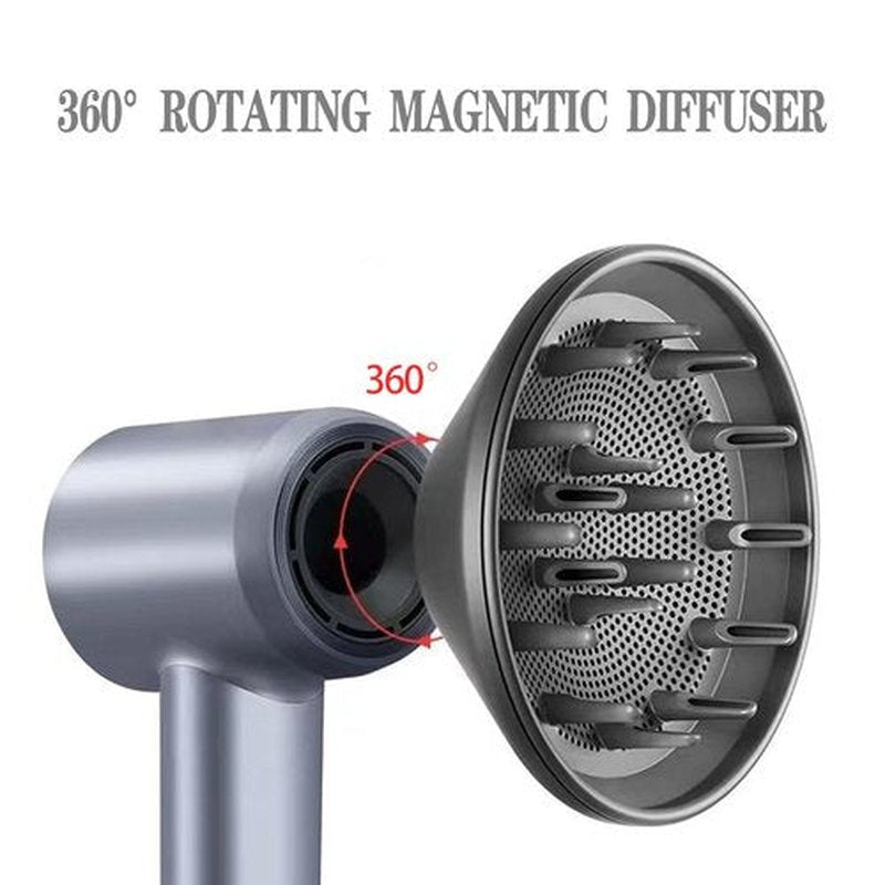 360° Rotating Diffuser Attachment Nozzle Compatible With Laifen Swift Hair Dryer/Swift SE Styling Tool, Hair Smoothing Dryer Magnetic Blower Accessories for Laifen, White…