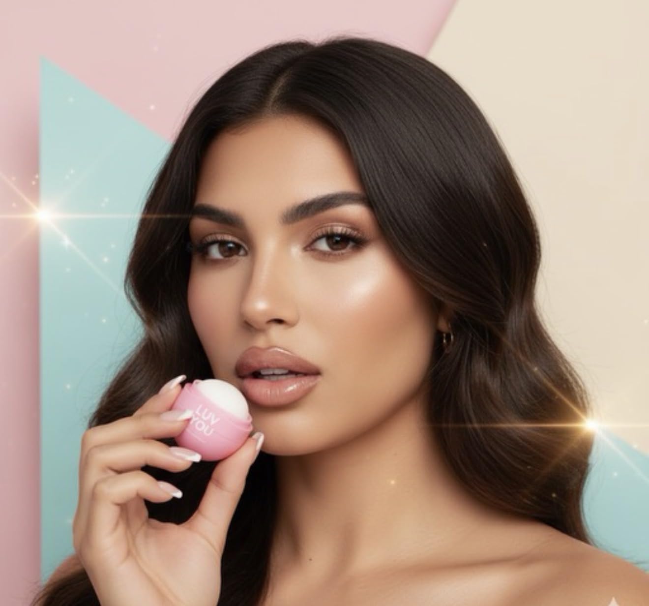 KissMeBalls Lip Balm Spheres Set Of 3, Candy-Colored Packaging with Romantic Phrases (LUV YOU, XOXO, KISS ME) The perfect Lip Hydration gift pack.