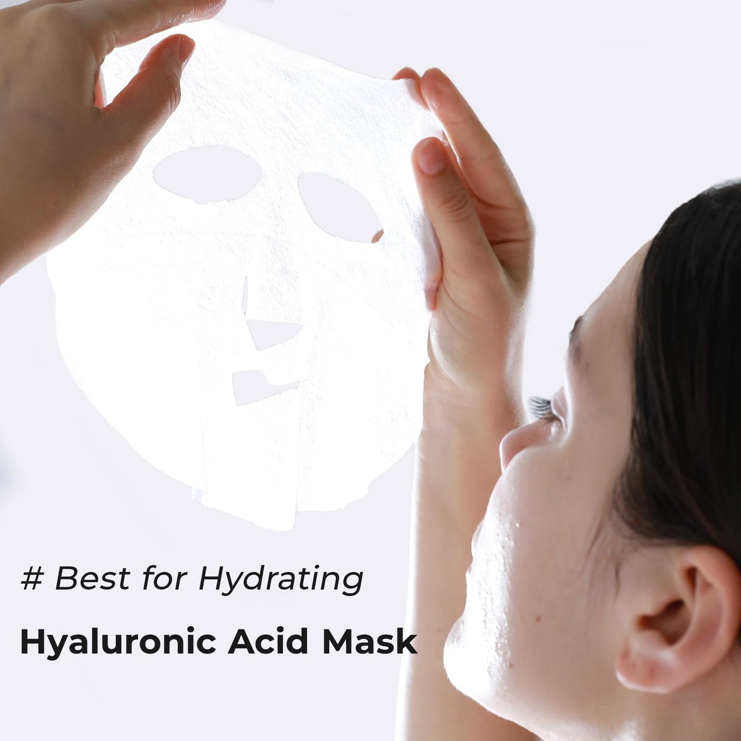+WIS+ Intensive Hydrating Natural Face Masks 24 EA | Hyaluronic Acid & Collagen | Tend Skin, Sensitive Skin Safe | Pore Minimizing, Elasticity Boost | Dehydrated Skin Repair |