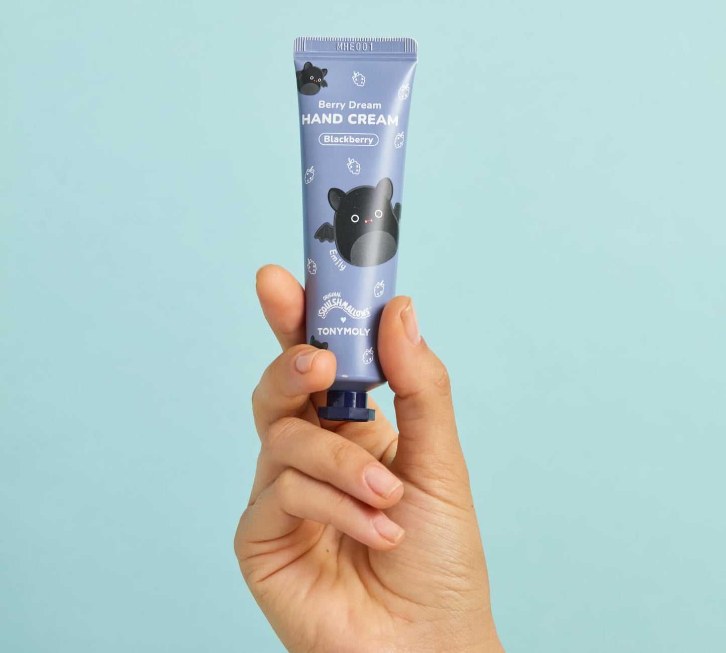 TONYMOLY x Squishmallows Hand Cream, Blackberry Moisturizing, Hydrating and Nourishing Hand Lotion, Non Greasy All Skin Types, 30ml