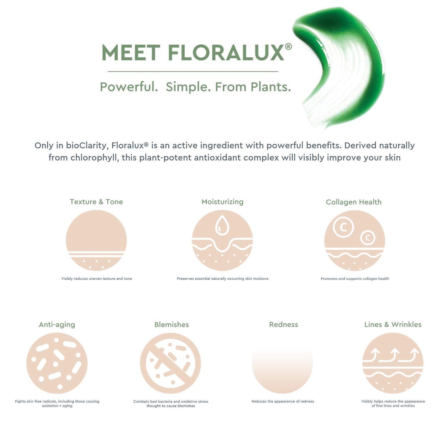 BioClarity 3-Step Ultra Calming Routine for Redness-Prone Skin | 100% Vegan | Gentle Clean and Hydrate Face | Contains Cucuber, Green Tea, Chamomile, Floralux, Vitamin B3, Lentil, Argan, Olive