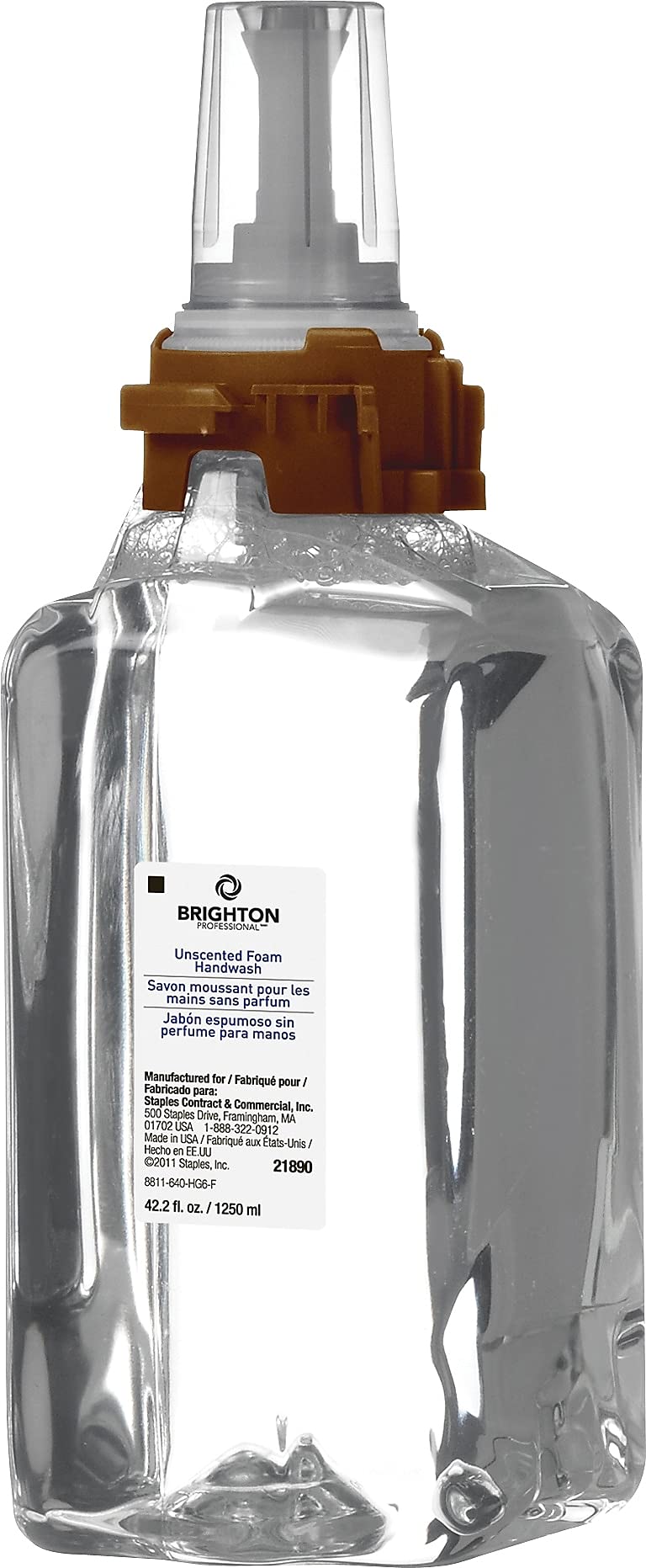 Coastwide Professional Foaming Hand Soap Refill for ADX 12 Dispenser, 1250 mL., 3/Carton