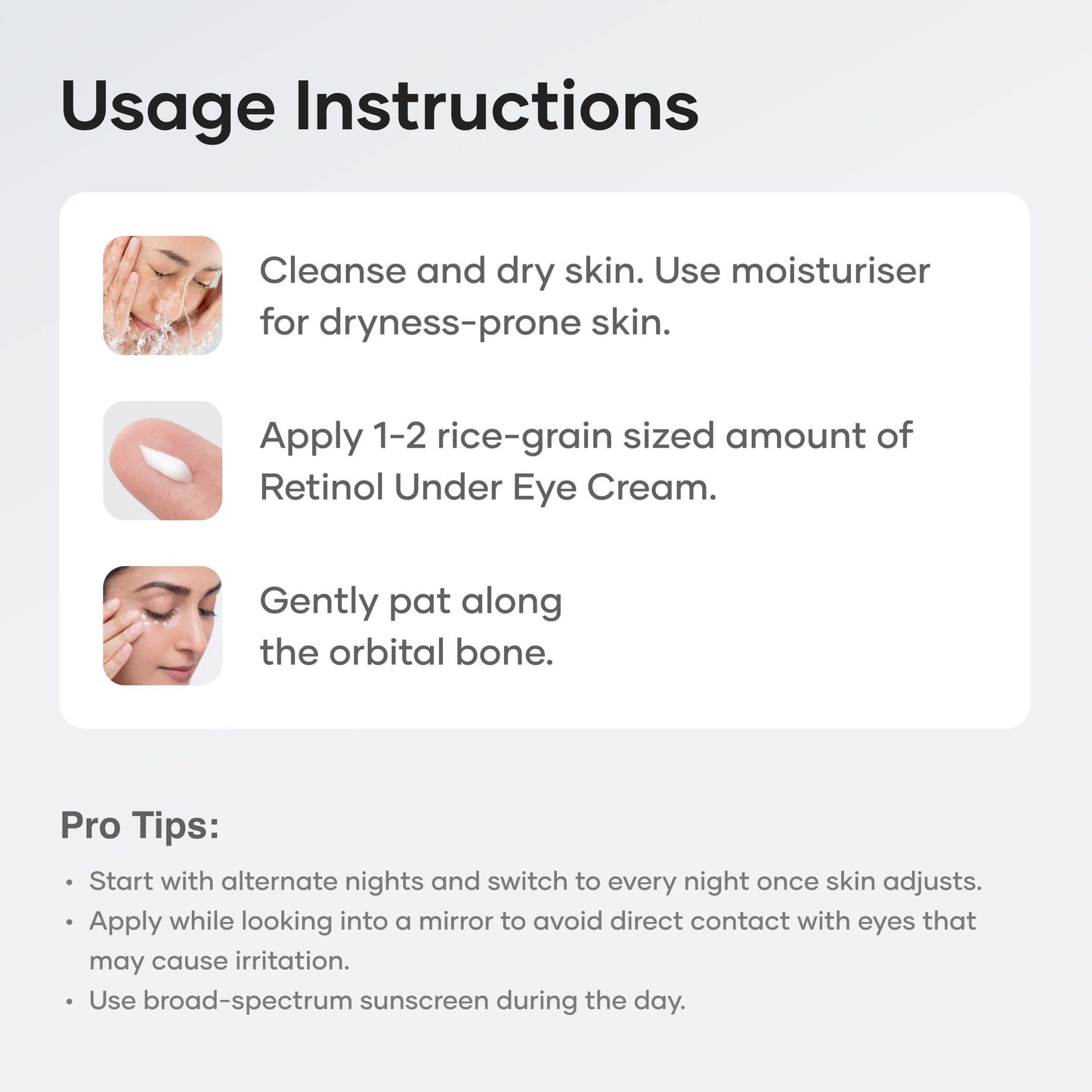 Cureskin Retinol Under Eye Cream with Peptides and Vitamin K, Encapsulated Retinol Eye Cream for Dark Circles, Puffiness, Fine Lines and Wrinkles, Gentle Night Eye Treatment, 15 g