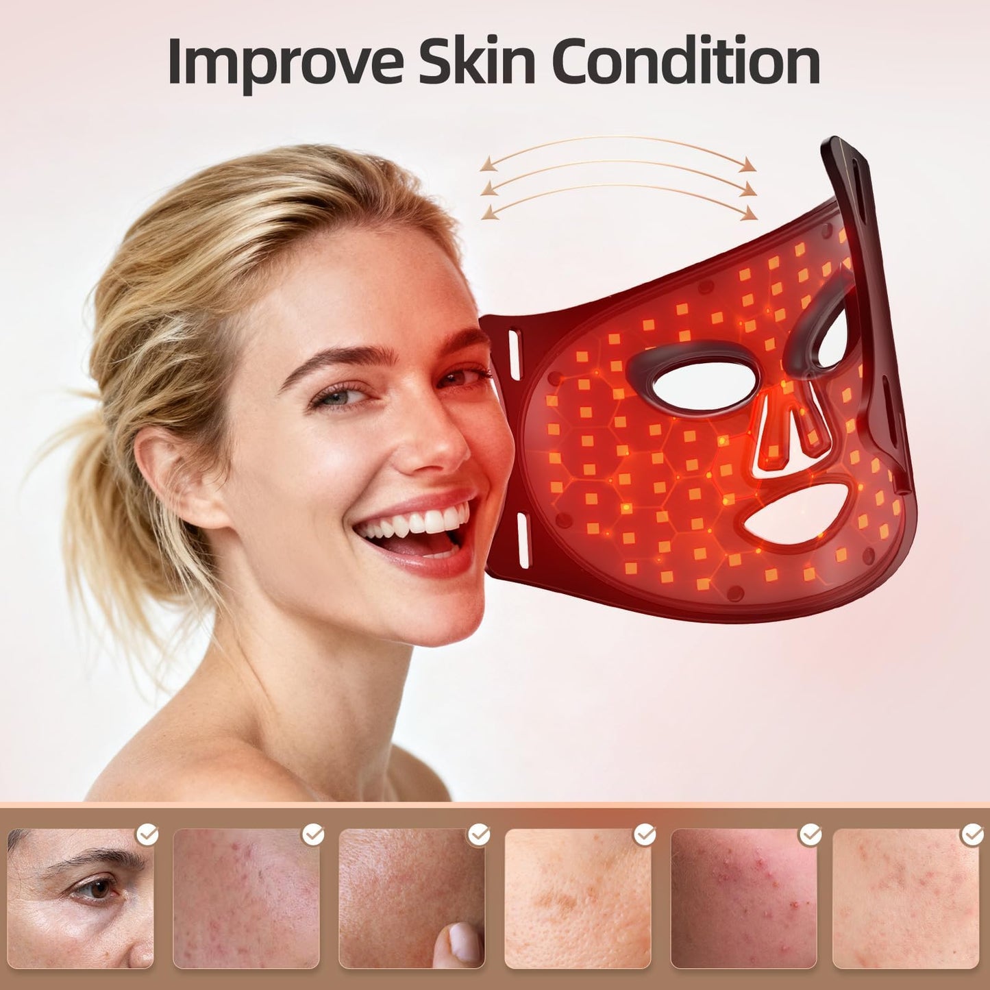 LED Light Therapy mask for face