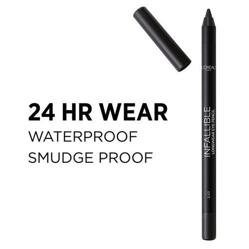 L’Oréal Paris Original Voluminous Mascara Makeup Set, Includes Building Volume and Length Mascara and Infallible Eyeliner, Black, 1 Kit