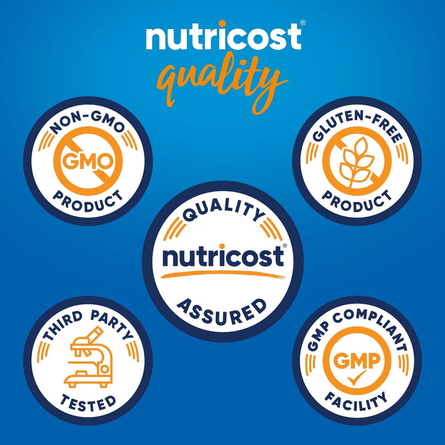 Nutricost Vitamin D3 + K2 (5000 IU D3 / 100mcg MK7) 120 Softgels, GMO-Free