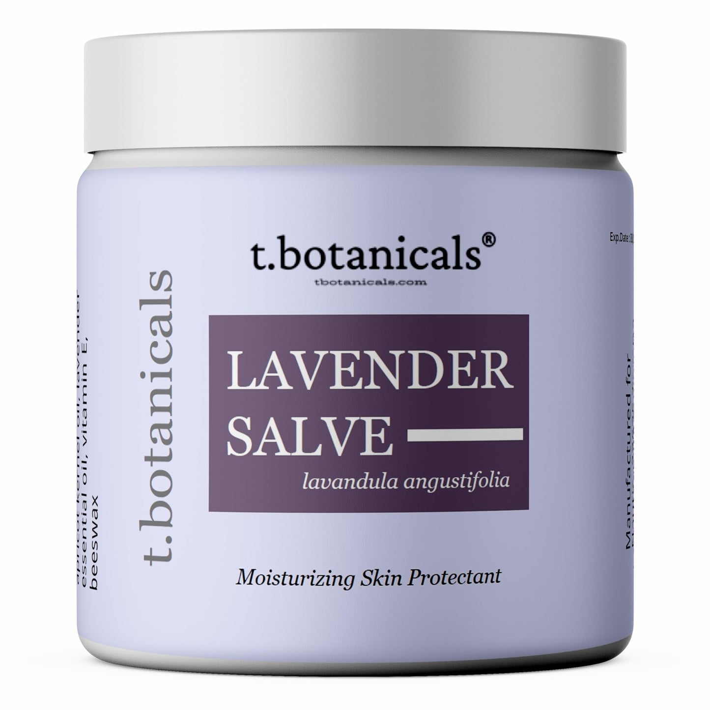 Lavender Salve, All Natural Moisturizing Lavender Balm, Skin Protectant Repair Ointment for Irritated Skin (4 oz)