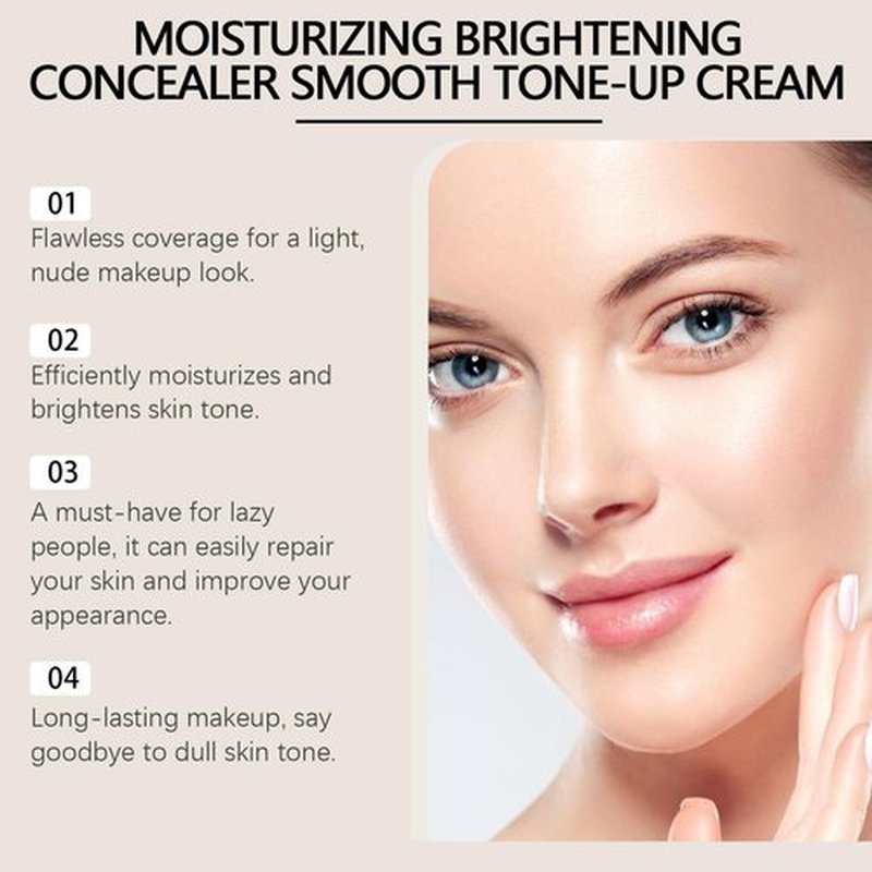 Ownawant Crema De Maquillaje, Moisturizer Brightening Concealer Smooth, Tone Up Cream, Ownawant Cream Makeup Concealer (3)