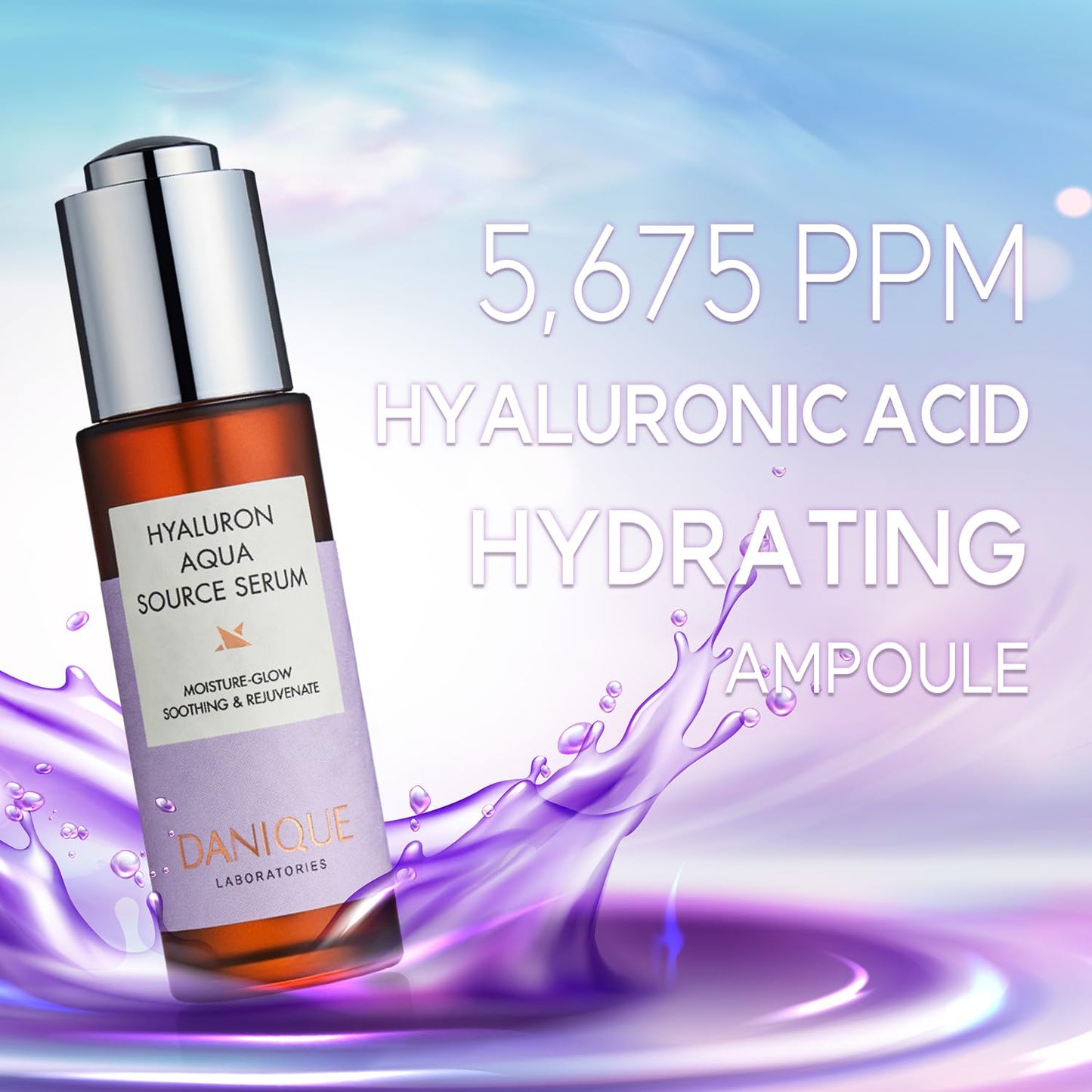 Dermanex Danique Hyaluron Aqua Source Serum 30ml, Stem Cell Korean Skin Care Beauty Serum Booster