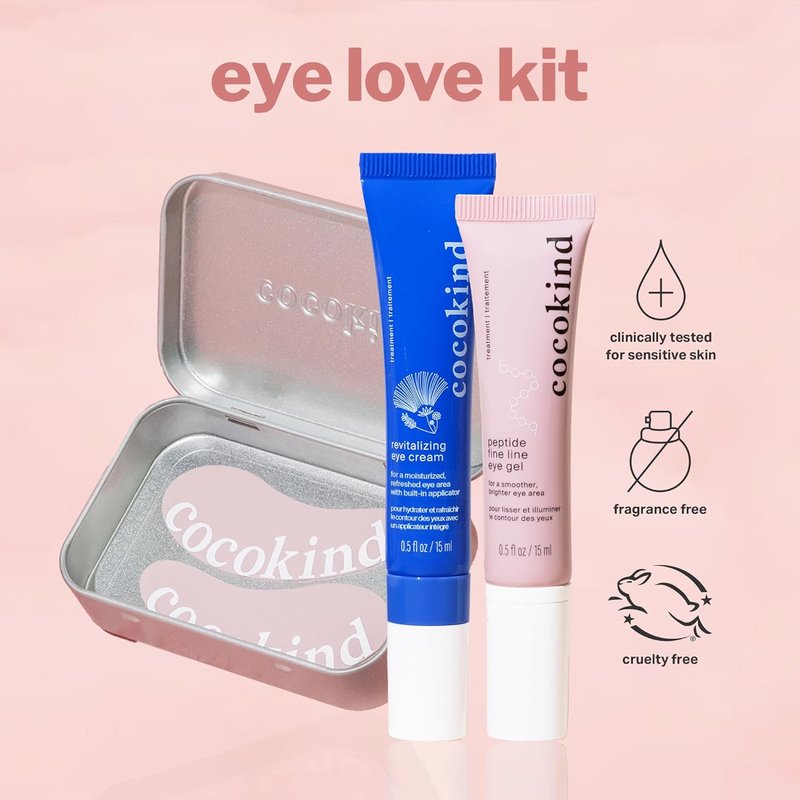 Cocokind Eye Love Kit - Firm Skin & Smooth Fine Lines | Hydration & Dark Circle Brightening