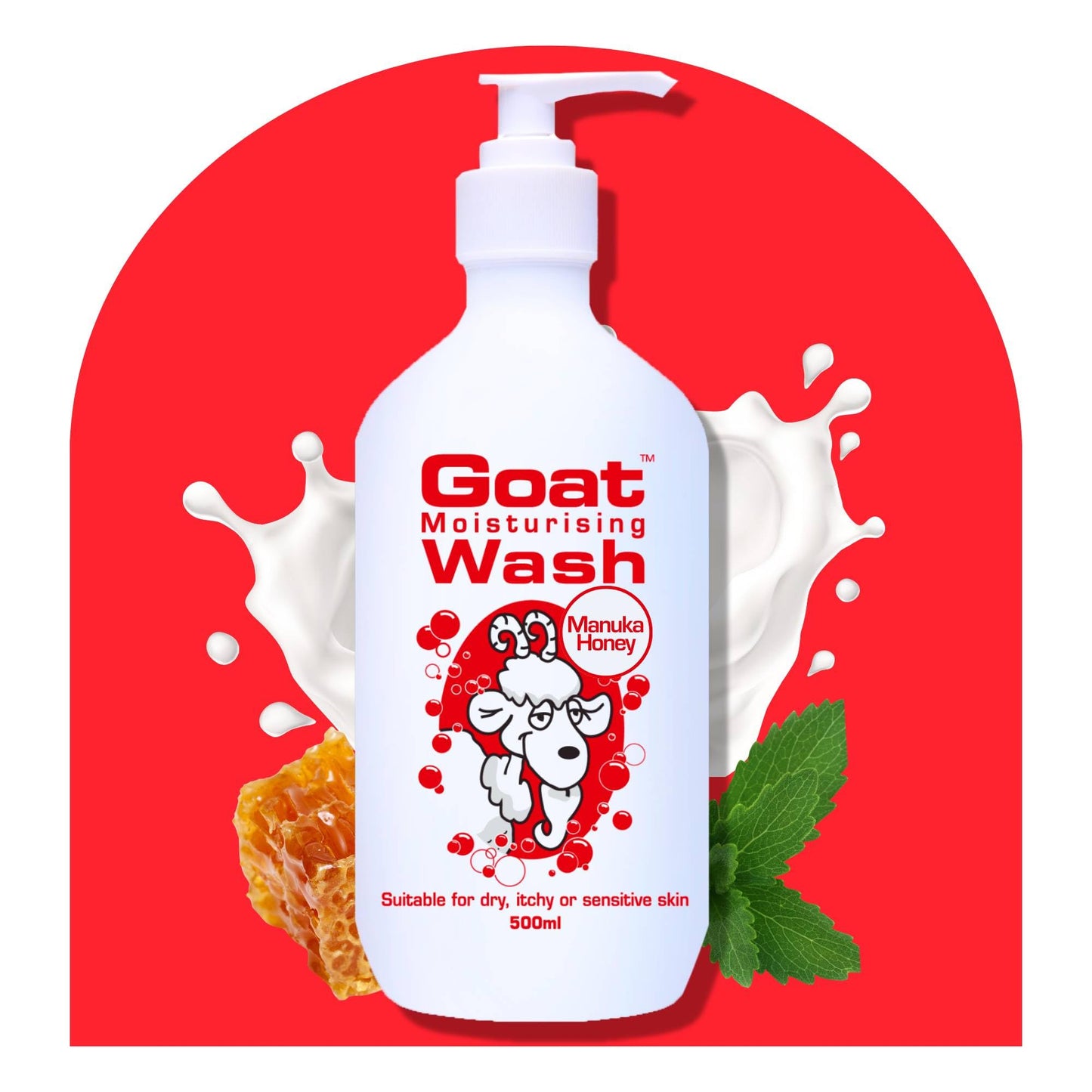 Goat Soap Moisturizing Body Wash Duo Pack Manuka Honey