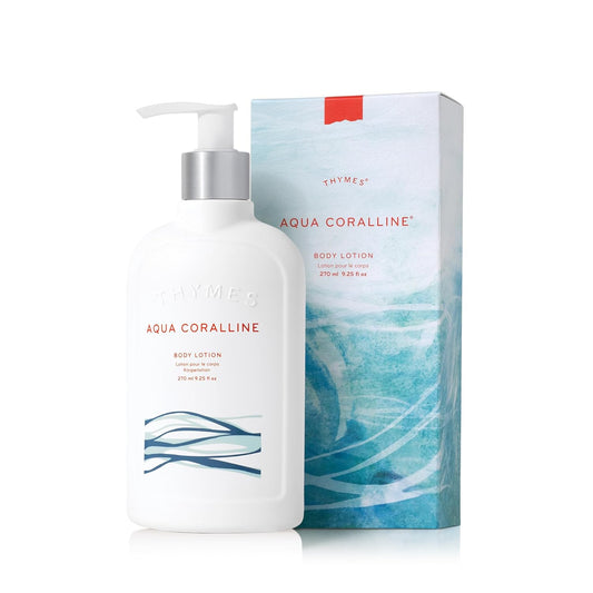 Thymes Body Lotion - Aqua Coralline Hydrating Formula | 9.25 Fl Oz