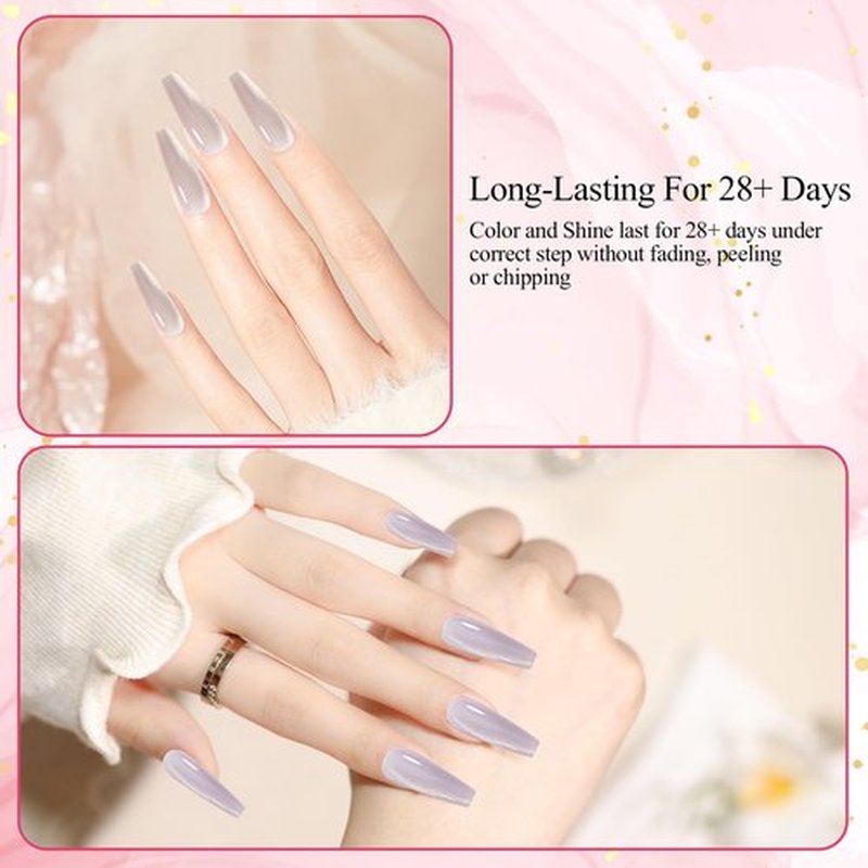 ADHERE Gel Nail Polish Set 12ml*7 Colors Cat Eye Magnetic Nail Polish Soak Off UV LED Nail Art Varnish Manicure Set Valentine's Day Gift for Women (With Magnet As Gift)