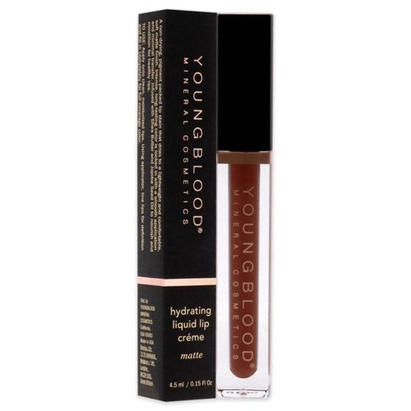 Youngblood Hydrating Liquid Lip Creme, Cashmere | Vegan, Cruelty Free, Paraben Free, Gluten Free
