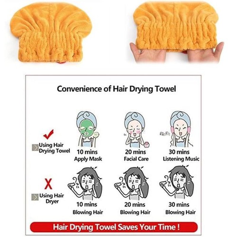 New Super Absorbent Hair Towel Wrap for Wet Hair, Super Absorbent Hair Towel Wrap for Wet Hair, Microfiber Hair Towel Wrap, Hair Towel Wrap for Women, Quick Dry Microfiber Hair Towel (3PCS-C)
