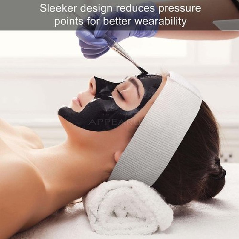 APPEARUS 100 Ct. Disposable Spa Facial Headbands with Convenient Closure