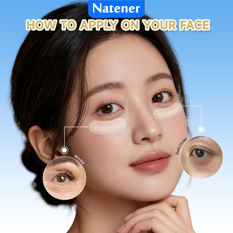 4 pairs PDRN & ECTOIN Micro Eye Patches, Under Eye Patches for Puffy eyes, Dark Circles & Wrinkle | Hyaluronic Acid, Kojic Acid, Collagen, Peptides, Vitamin C, Niacinamide - Korean Popular Eye Care