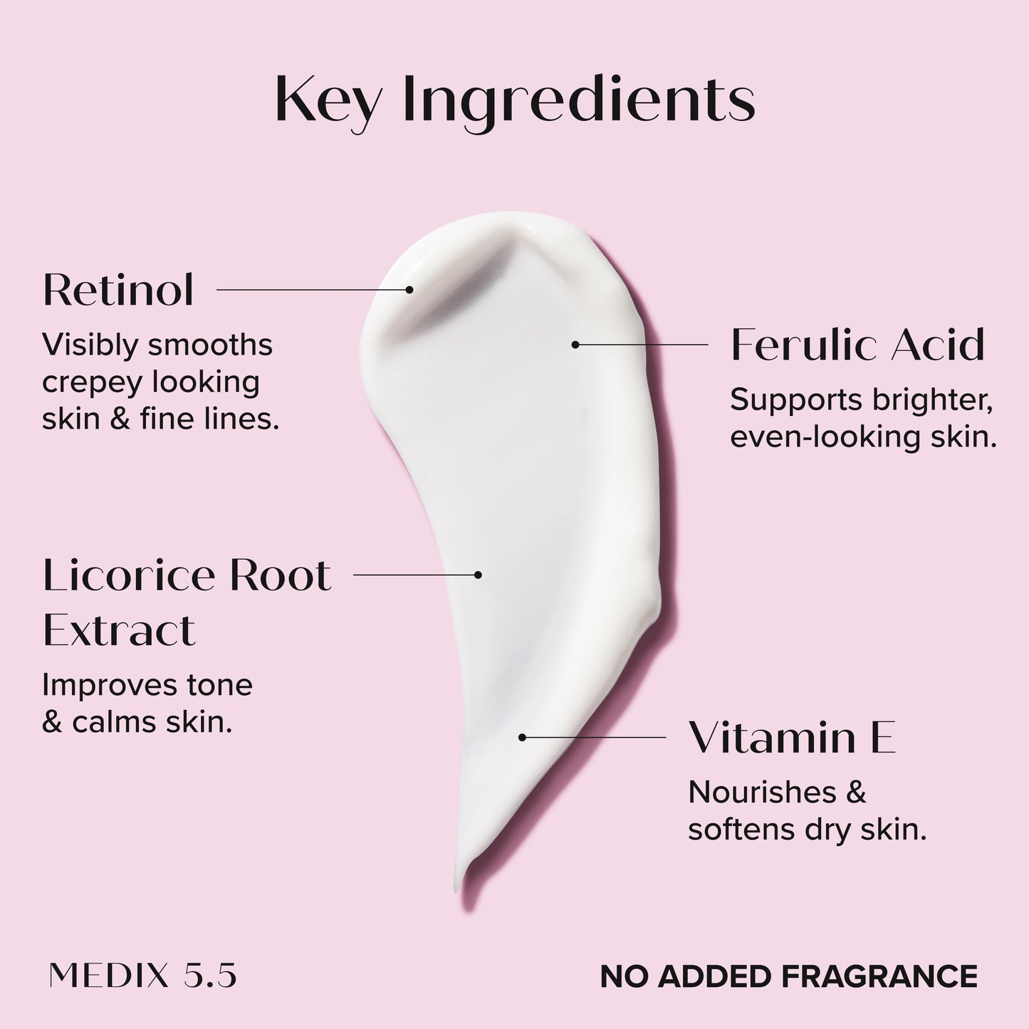 MEDIX Fragrance Free Firming Retinol Body Lotion + Brightening Vitamin C Cream 2pc Skin Care Set | Crepey Skin Care Treatment | Anti Aging Body Cream & Face Moisturizer For Crepe Skin & Dark Spots