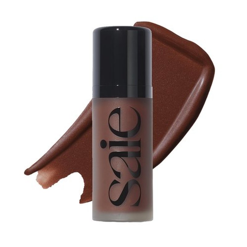 Saie Dew Bronze - Soft-Focus Liquid Bronzer + Liquid Contour - Enriched with Plant-Derived Glycerin to Effortlessly Blend + Deeply Nourish Skin - Travel Size Holiday Gifts - Sail (0.4 oz)