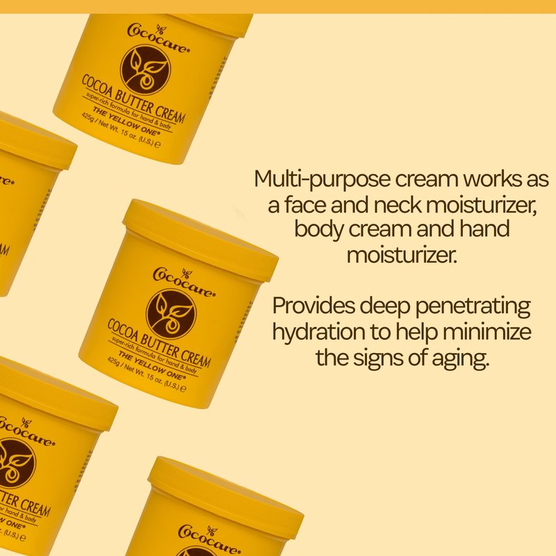 Cococare Cocoa Butter Cream, 15 oz (Pack of 2)