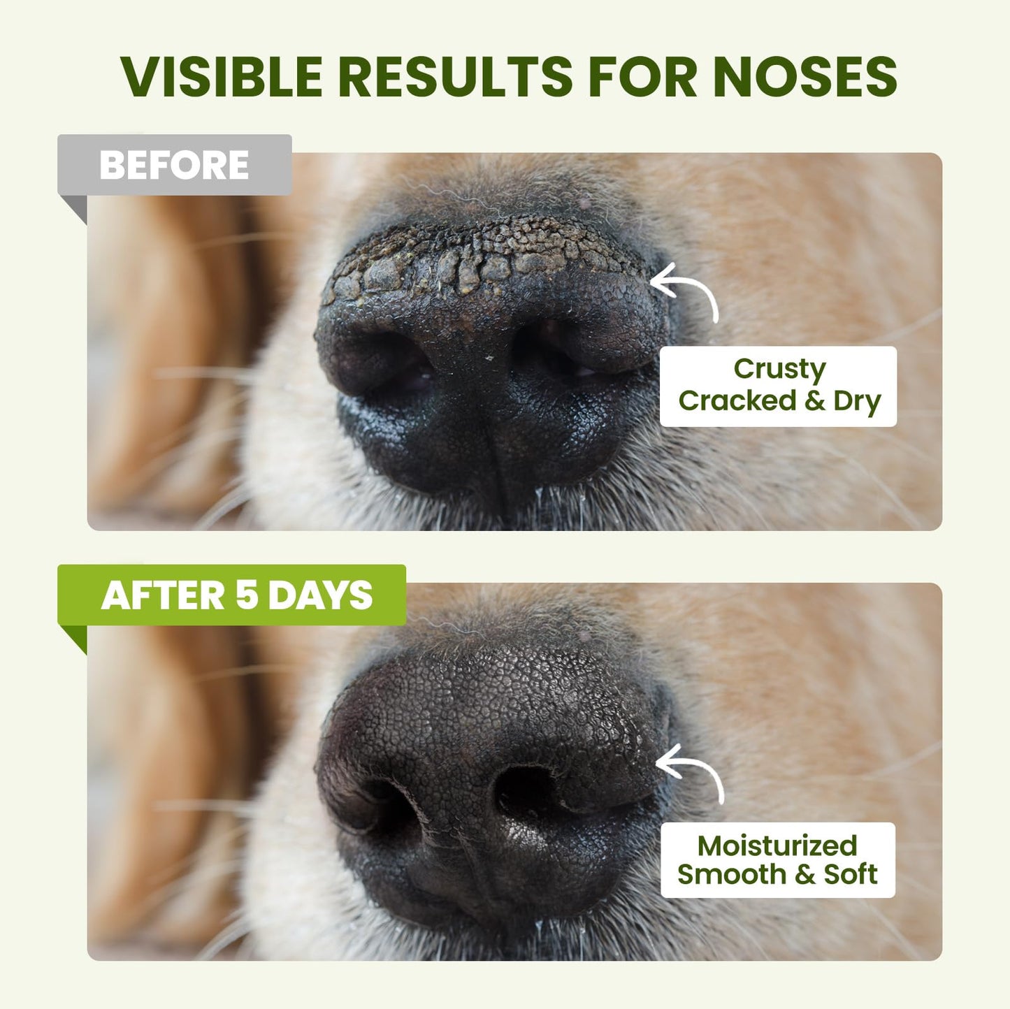 PawSono Lick-Safe Dog Paw & Nose Balm with Coconut Oil | All-Natural Moisturizer & Soother for Dry, Cracked Pads & Snout | Heat & Cold Pavement Protection Wax | Horse Hoof, Joint Care (1.3 oz