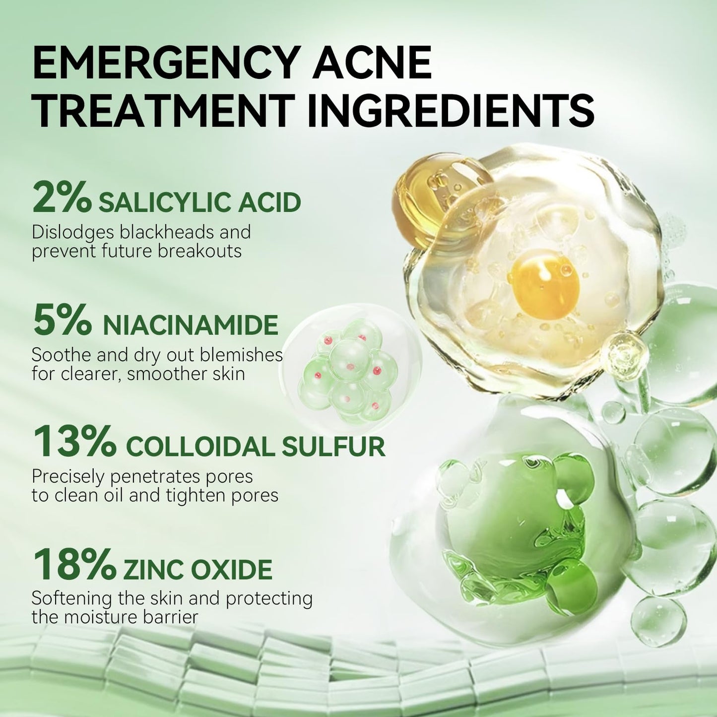 LANBENA Precision Acne Spot Serum, Acne Drying Lotion, Overnight Acne Treatment For Face, Dry Out Pimples, Blemishes, Zits And Clean Pores, 0.43 Fl Oz